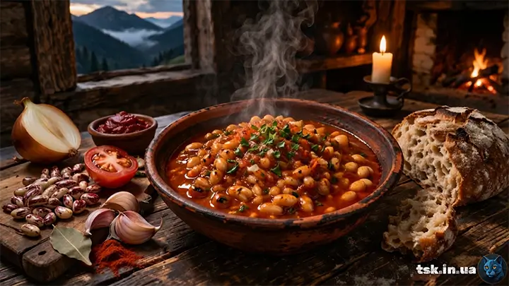 Квасоля з томатами по-гуцульськи