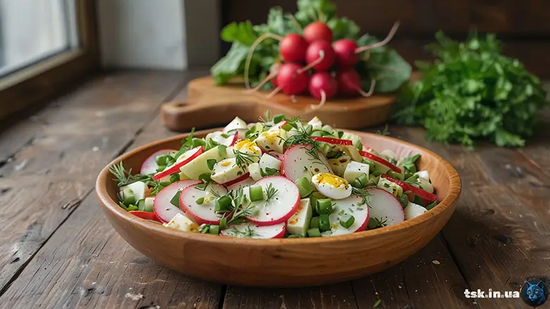 Салат із редиски та яєць: простий весняний рецепт