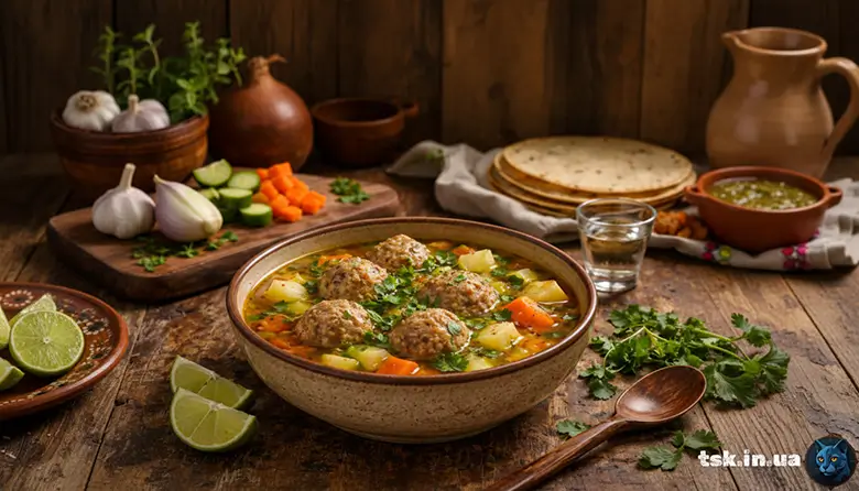 Суп з фрикадельками (мексиканська albóndigas) — традиційний рецепт
