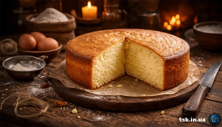 Домашній бісквіт на яйцях — класика для будь-якого свята