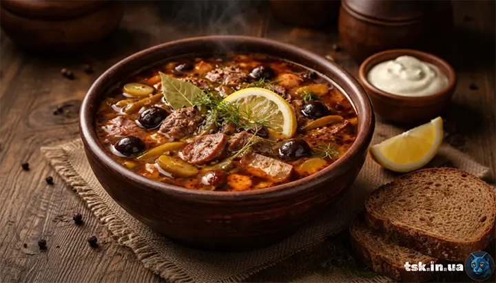 Солянка м’ясна збірна класична по-слобожанськи