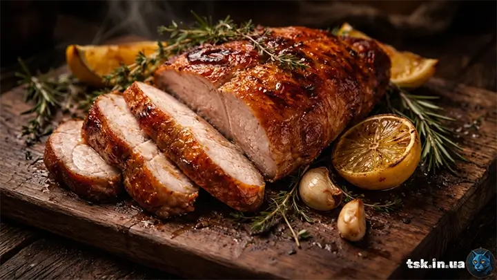 Соковита індичка в духовці з травами