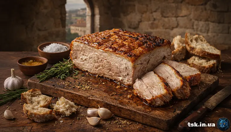 Поркетта в духовці — традиційна італійська свинина