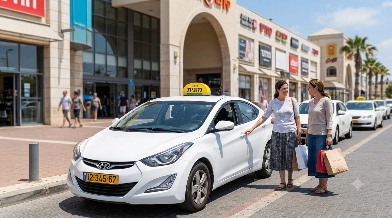 צומת דרכים בישראל בשעות הערב עם תנועה סואנת והולכי רגל, המדגיש בטיחות בדרכים — תמונה שנוצרה בעזרת בינה מלאכותית