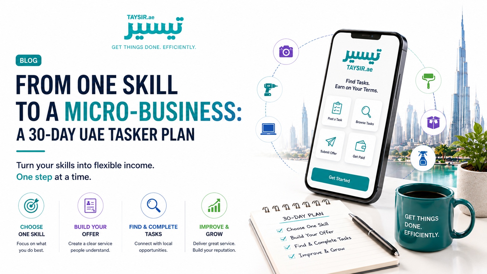 Turn One Skill Into a UAE Micro-Business in 30 Days
