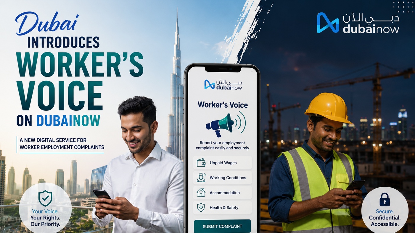 DubaiNow Worker’s Voice: A New Digital Complaint Service