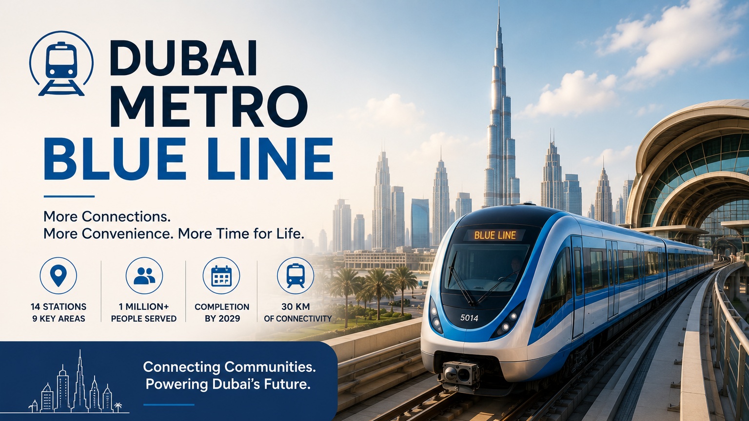 Dubai Metro Blue Line: What It Means for Residents