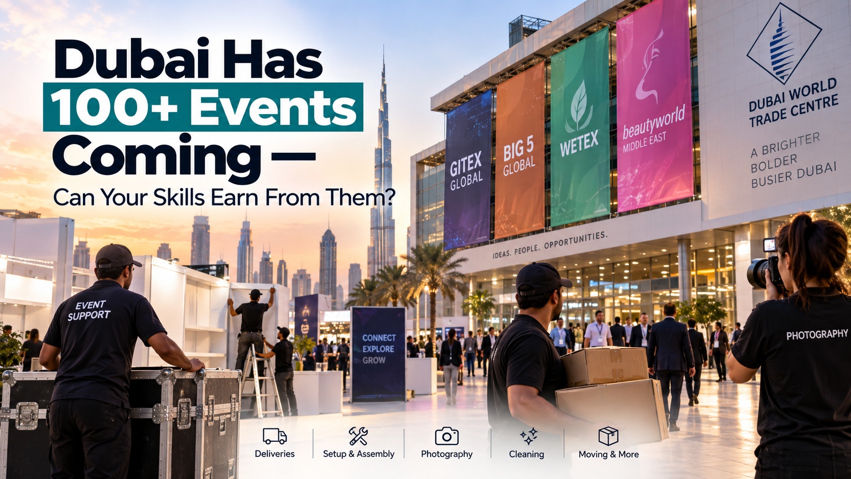 Dubai Has 100+ Major Events Coming — Could Your Skill Earn From the Rush?