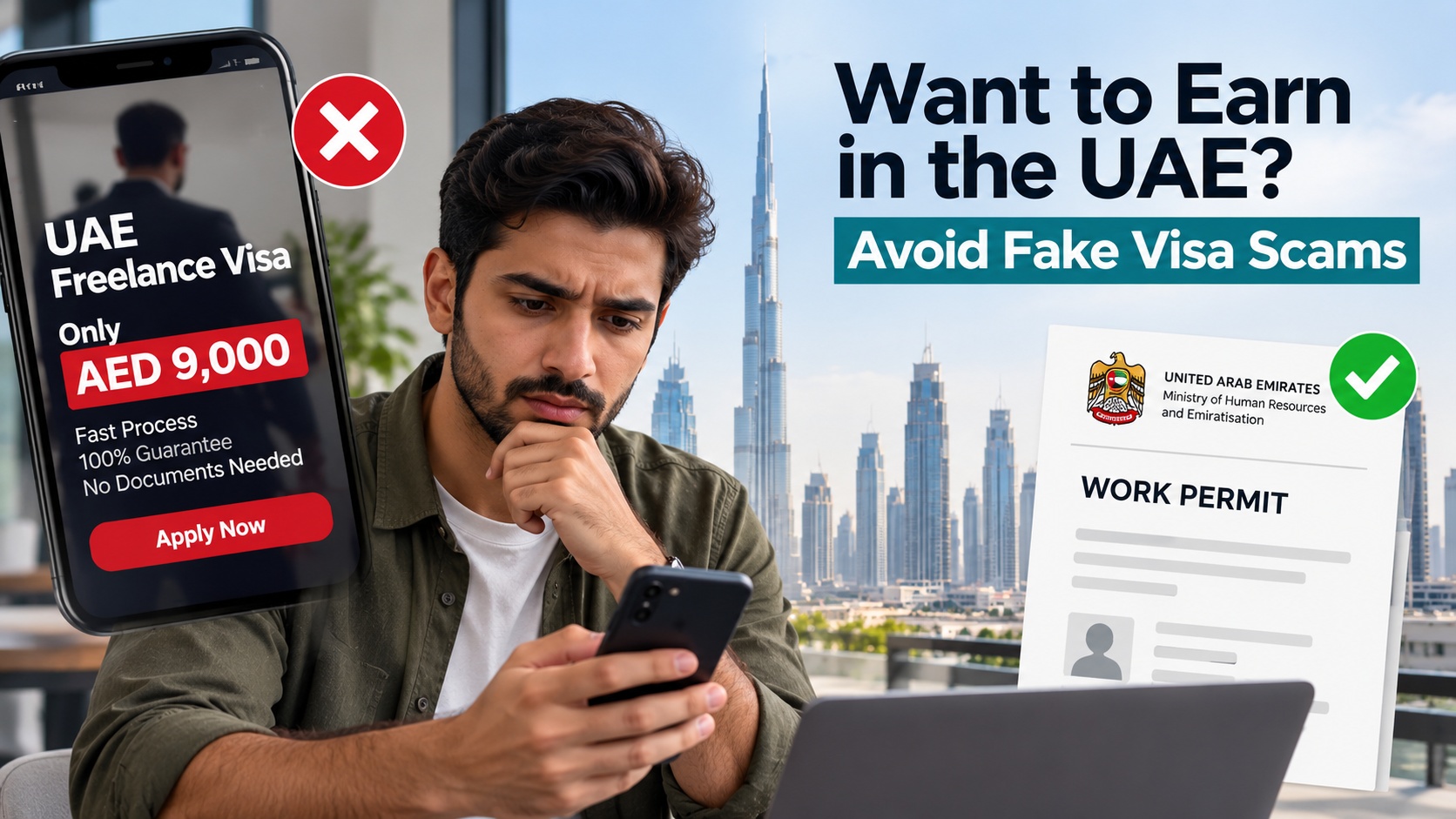 Want to Earn Freelance in the UAE? Avoid Fake Visa Scams