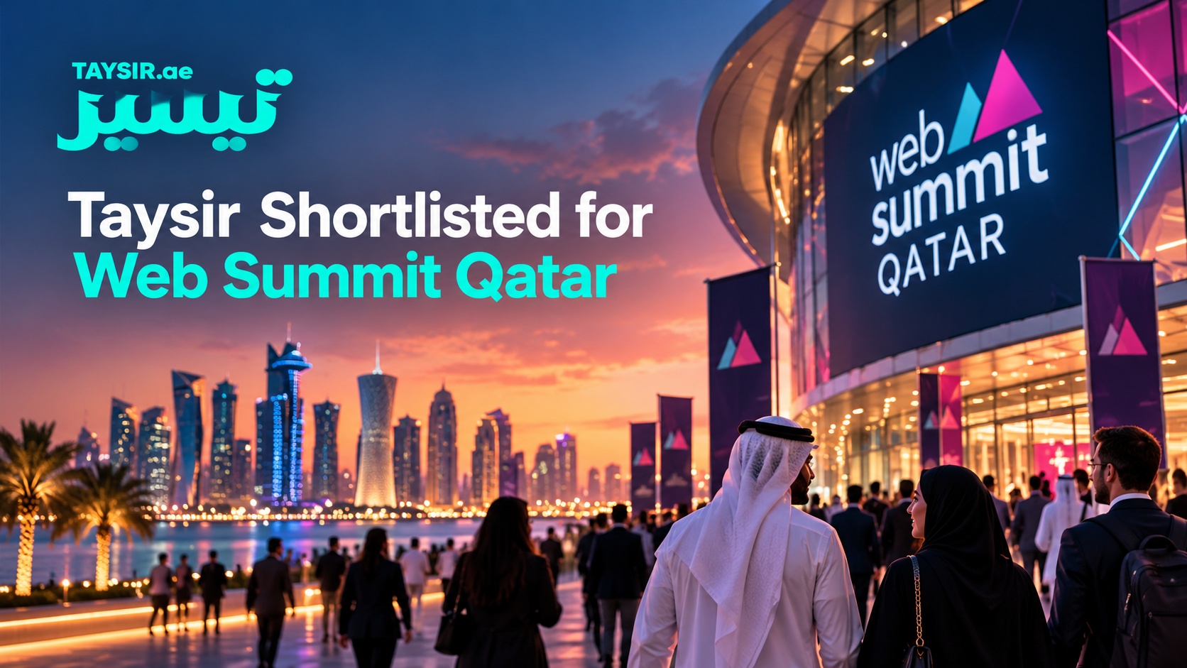 Taysir Shortlisted for Web Summit Qatar 2027