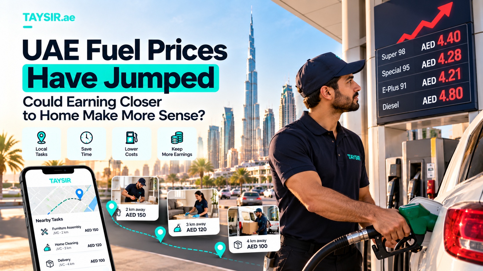 UAE Fuel Prices Rise: How to Earn Smarter With Local Tasks