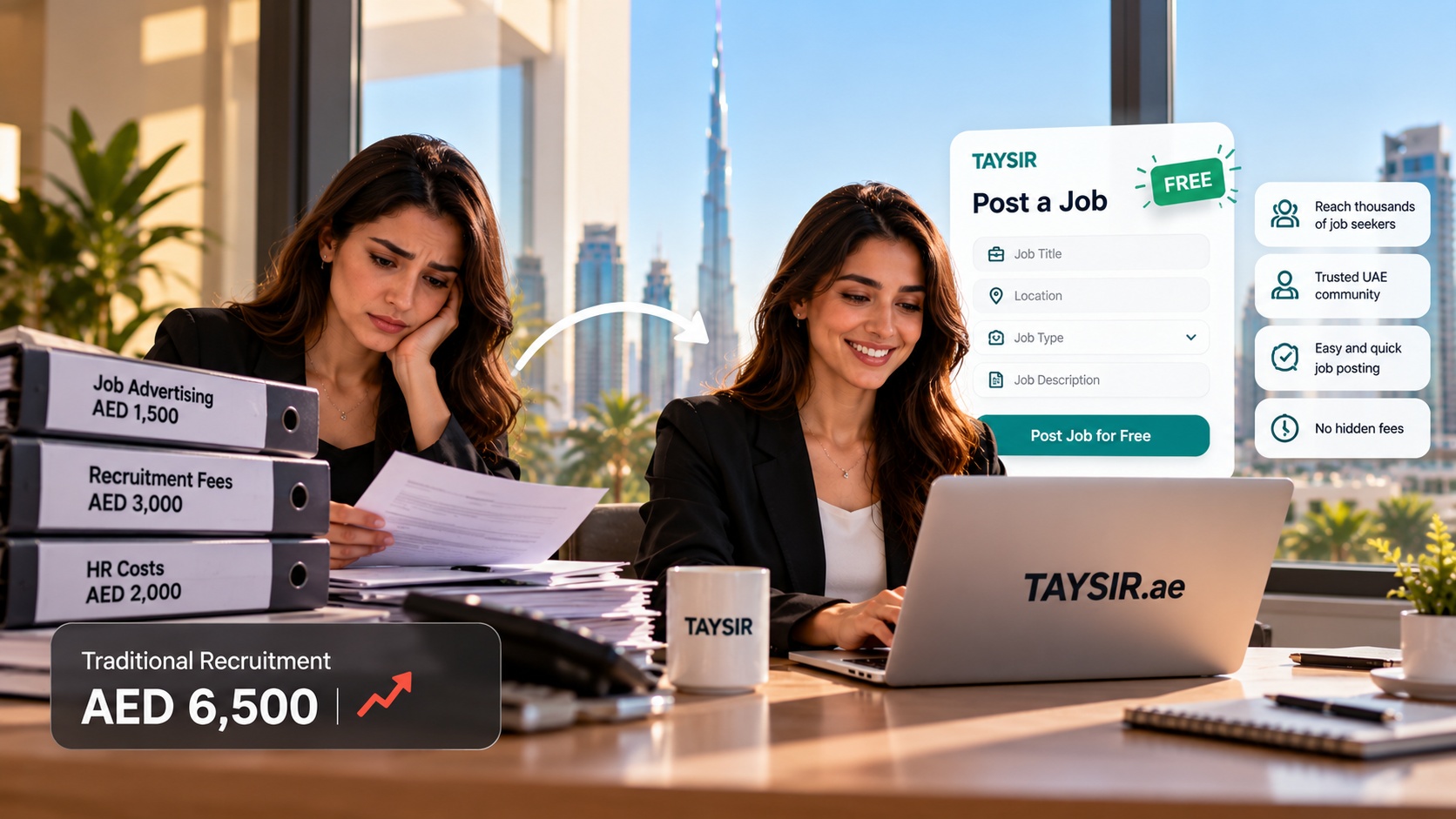 Hiring in the UAE? Post Jobs for Free on Taysir