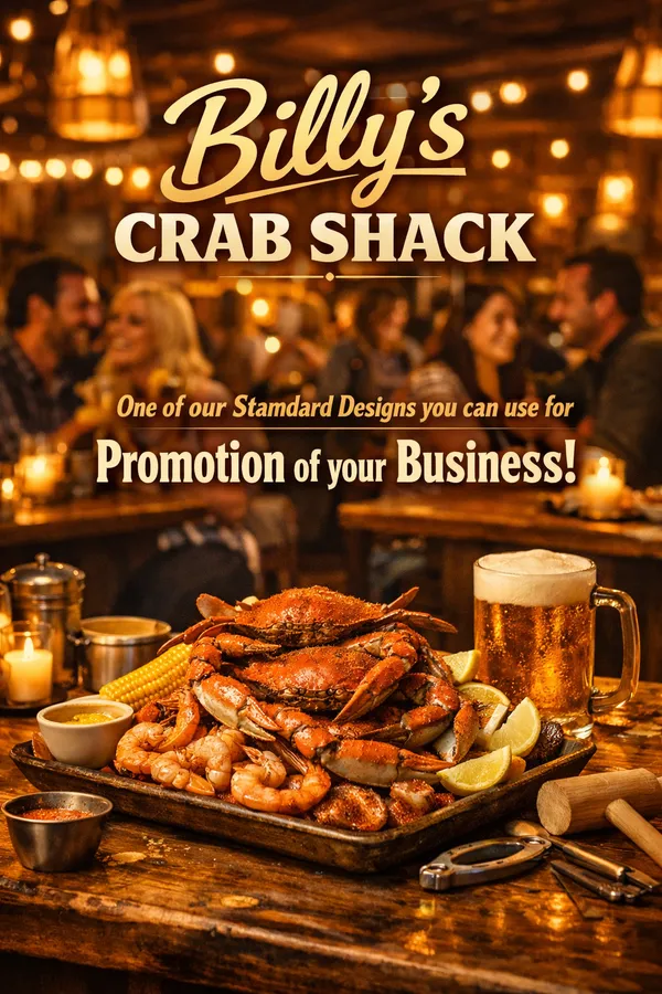 AI-generated promotional design