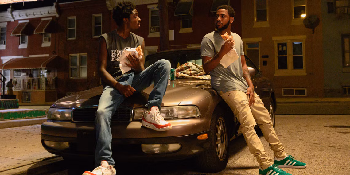 Caleb McLaughlin and Jharrel Jerome in Concrete Cowboy