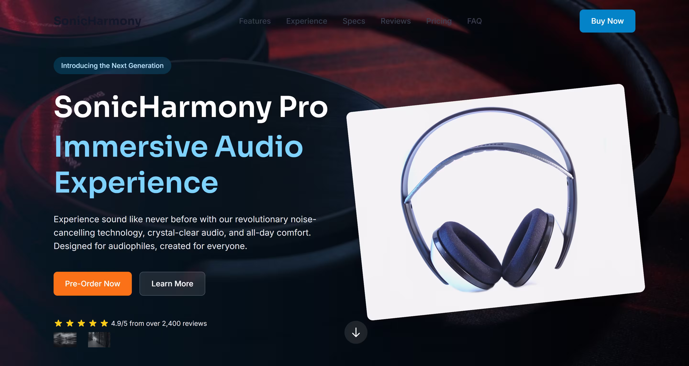 Single Product Landing Page