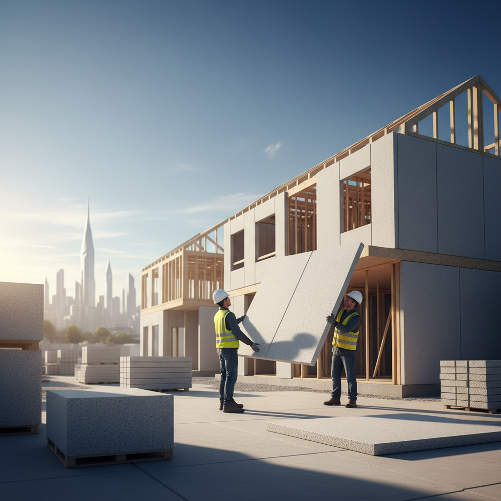 Ahorro en tiempo por construcción con materiales ligeros