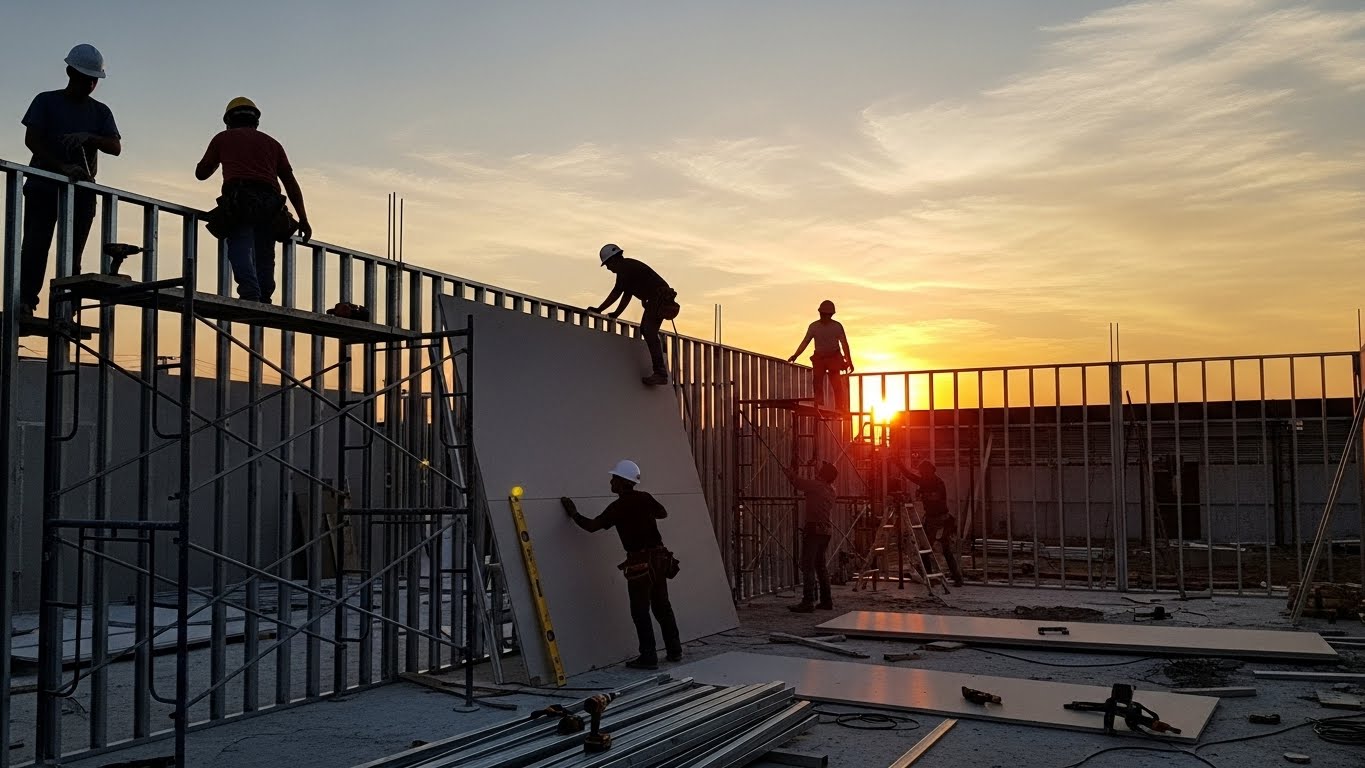 Eficiencia en costo de construccion con materiales ligeros