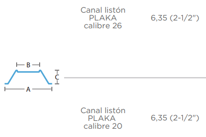 CANAL LISTON COMERCIAL GA 6.00 X 3.05 C26