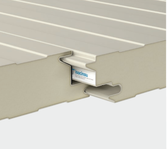 Panel Isofort para muro PIR/PUR cal. 26/26 en 3 anchos.