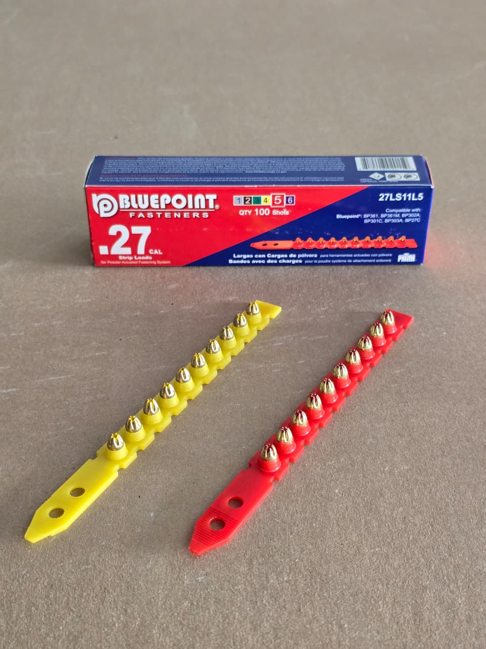 FULMINANTE PISTOLA COLOR AMARILLO CAL .27