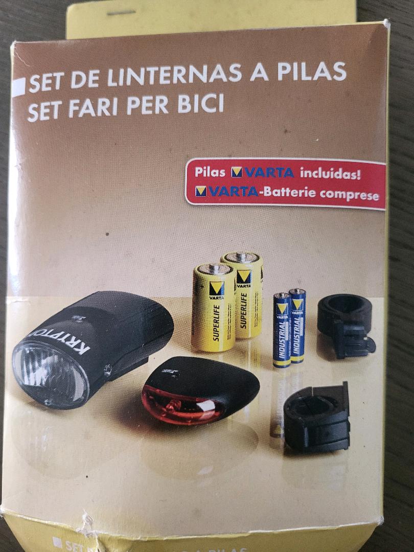 Immagine di set fari bici