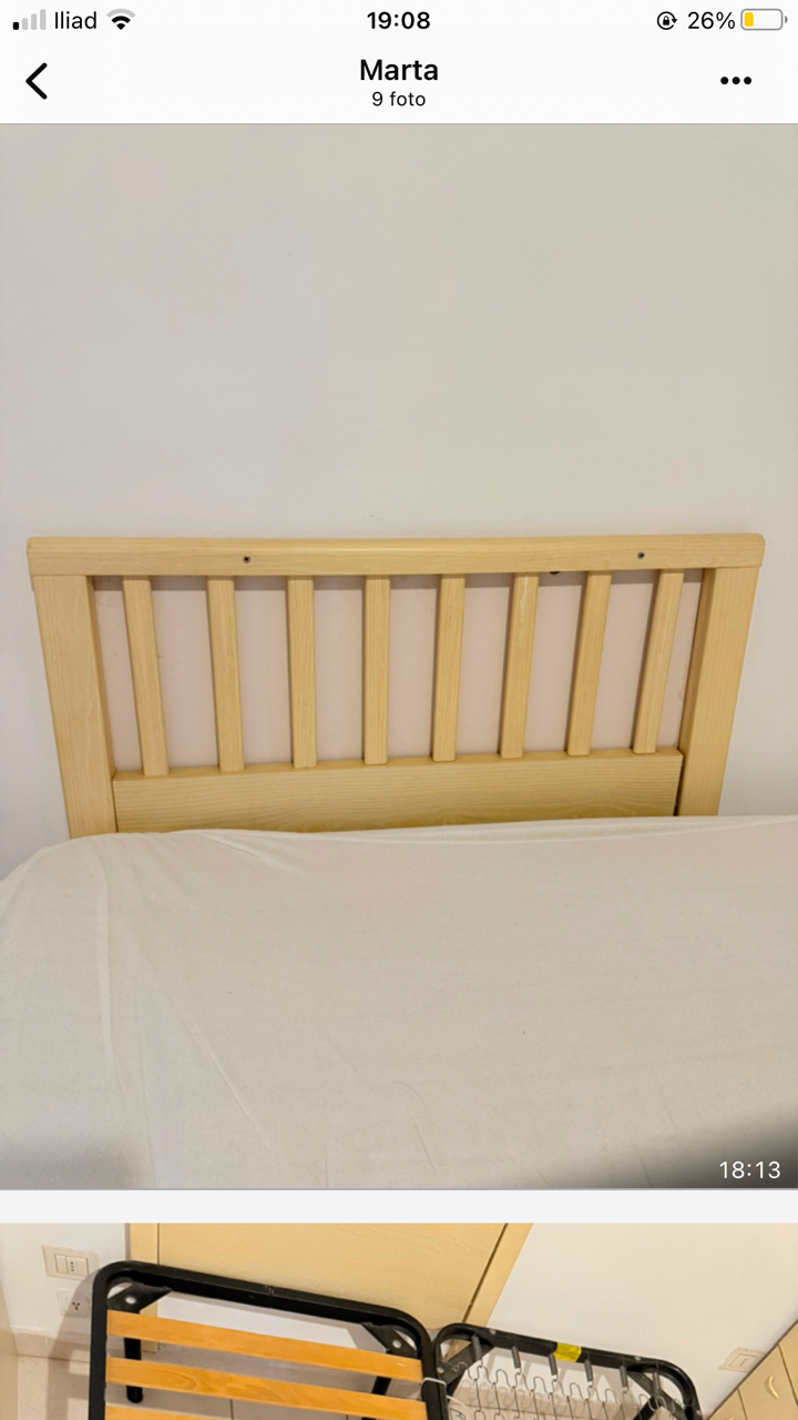 Immagine di Testata letto singolo