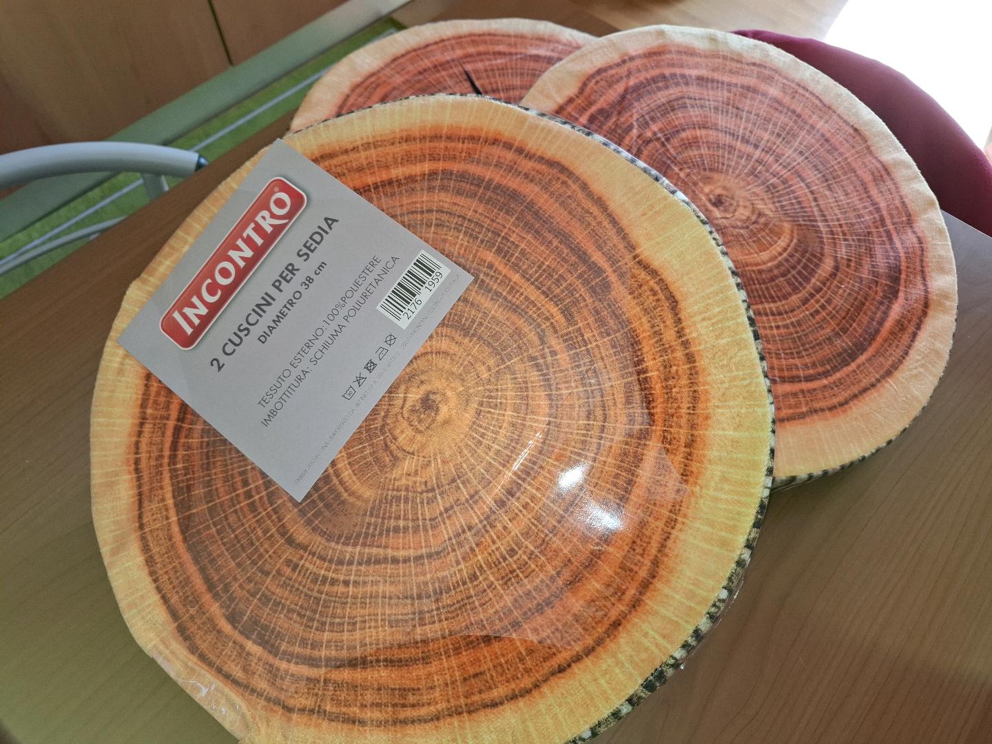 Immagine di 4 cuscini sedia tondi