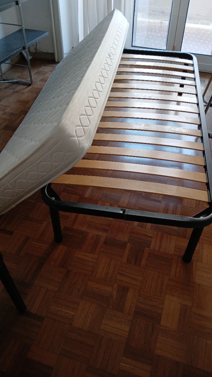 3 reti singole a doghe di legno — immagine 1