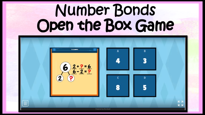 Number Bonds with Missing Parts