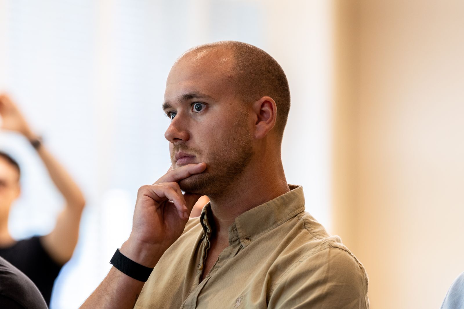 Adrien during a coaching seminar in France