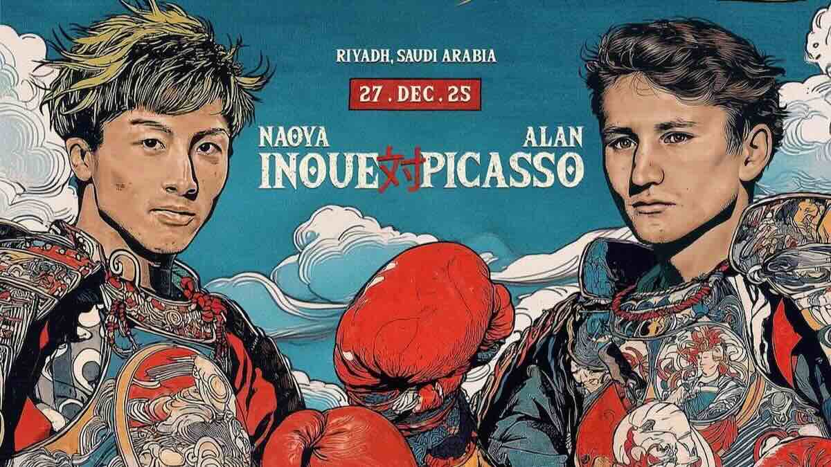 Poster de la pelea Naoya Inoue "El Monstruo" vs Rey David Picasso