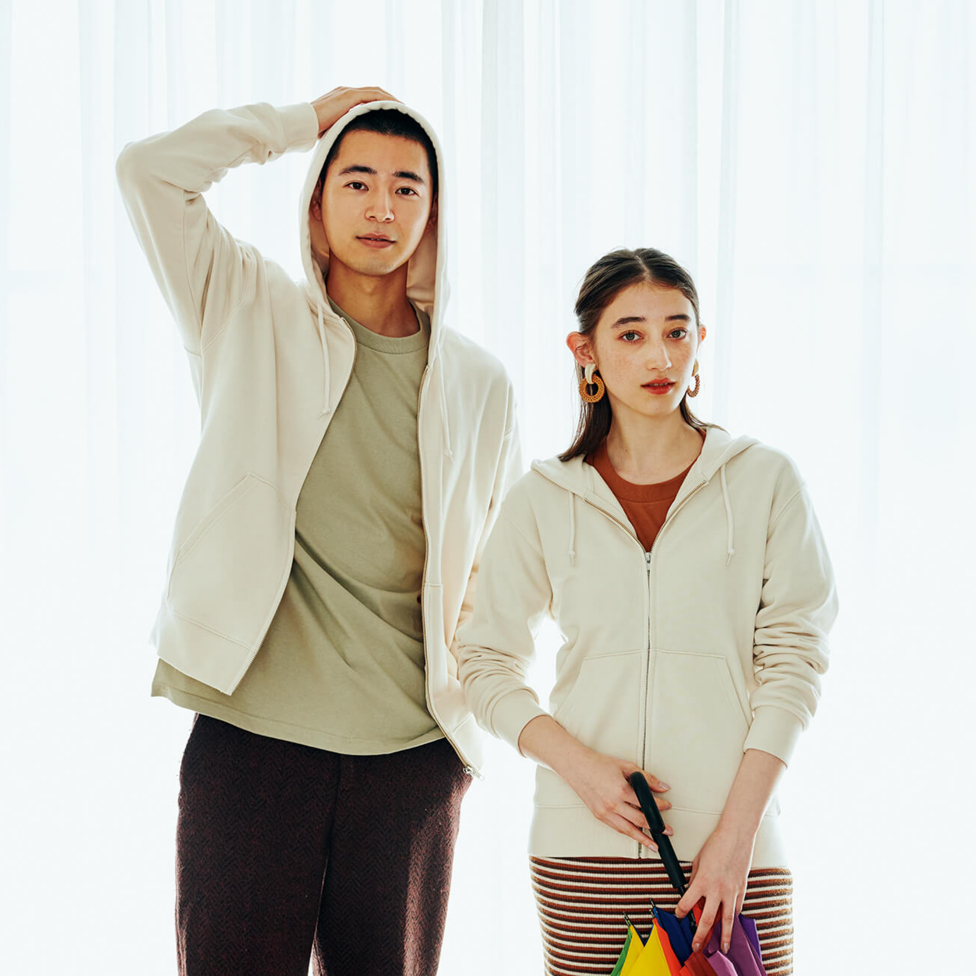 헤비 쮸리 후드 집업