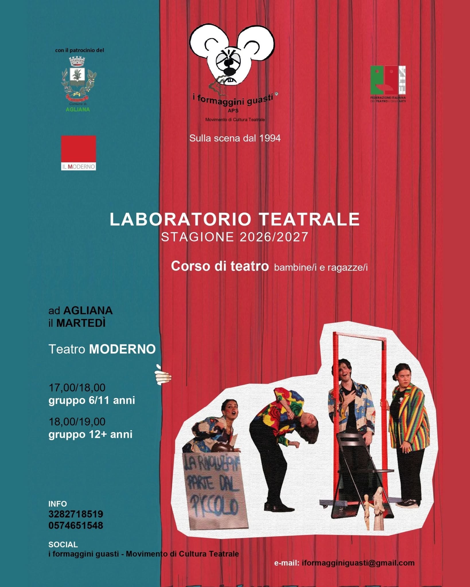 Locandina di Laboratorio teatrale