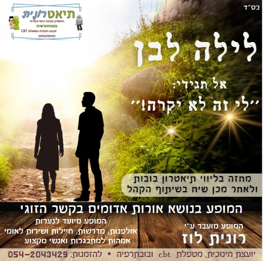 הצגות והרצאות לבני נוער