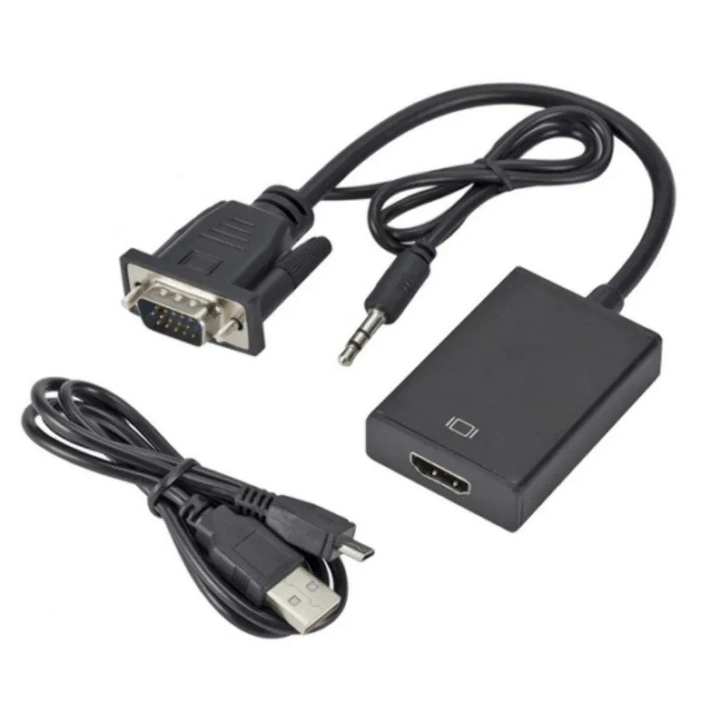 VGA to HDTV Adapter with Audio - 1