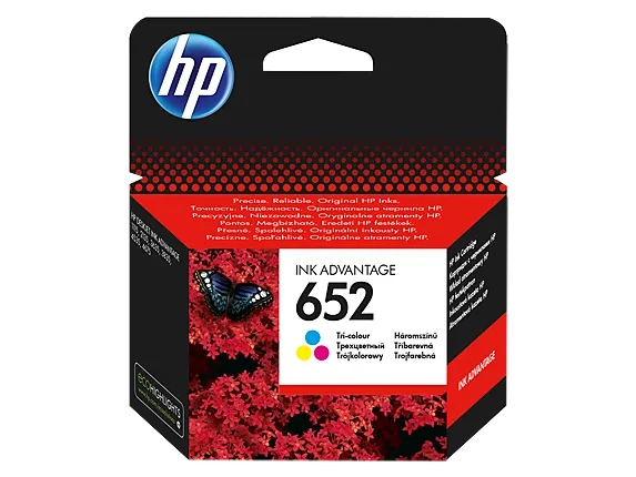 HP 652 Tri-color Original Ink Advantage Cartridge - 1