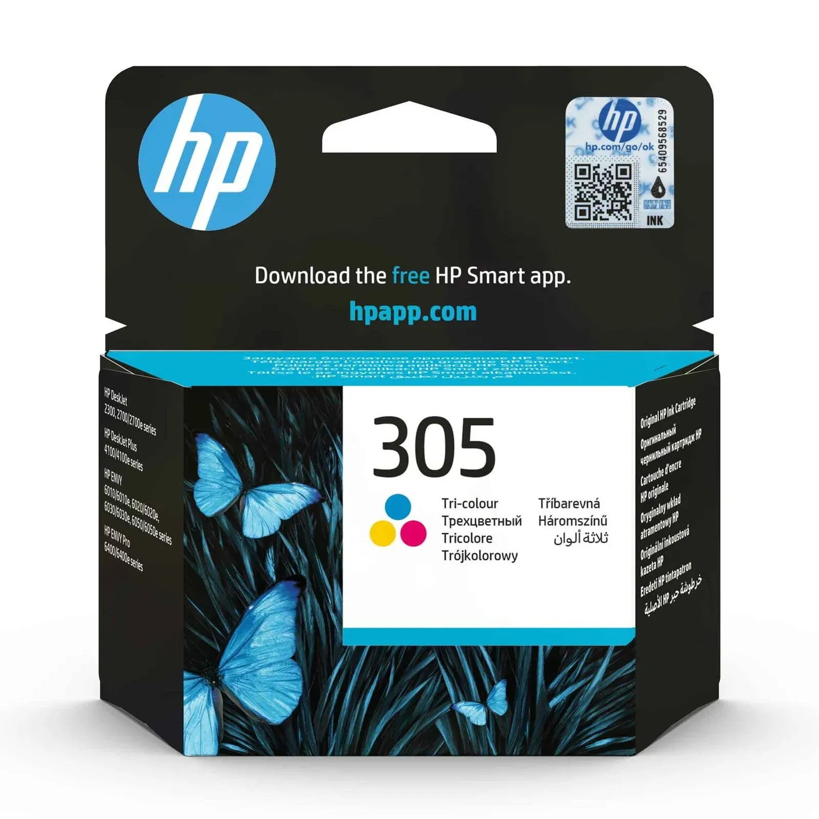 HP 305 Tri-color Original Ink Cartridges - 1