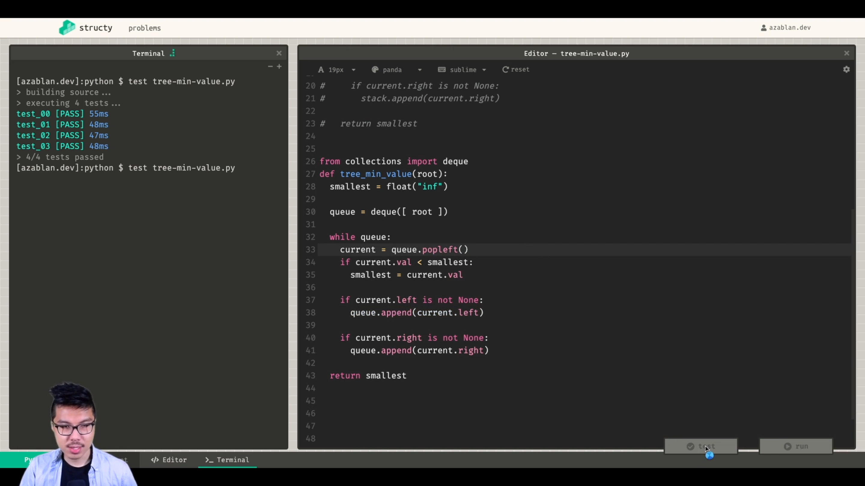 Tree Min Value Walkthrough - Crash Course: Beginner Data Structures And ...