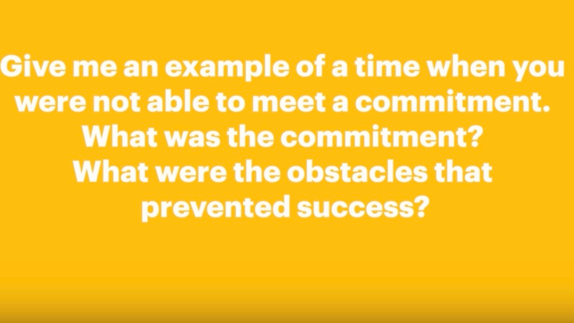 Missing A Commitment (Answer) - Crack The Amazon Behavioral Interview ...