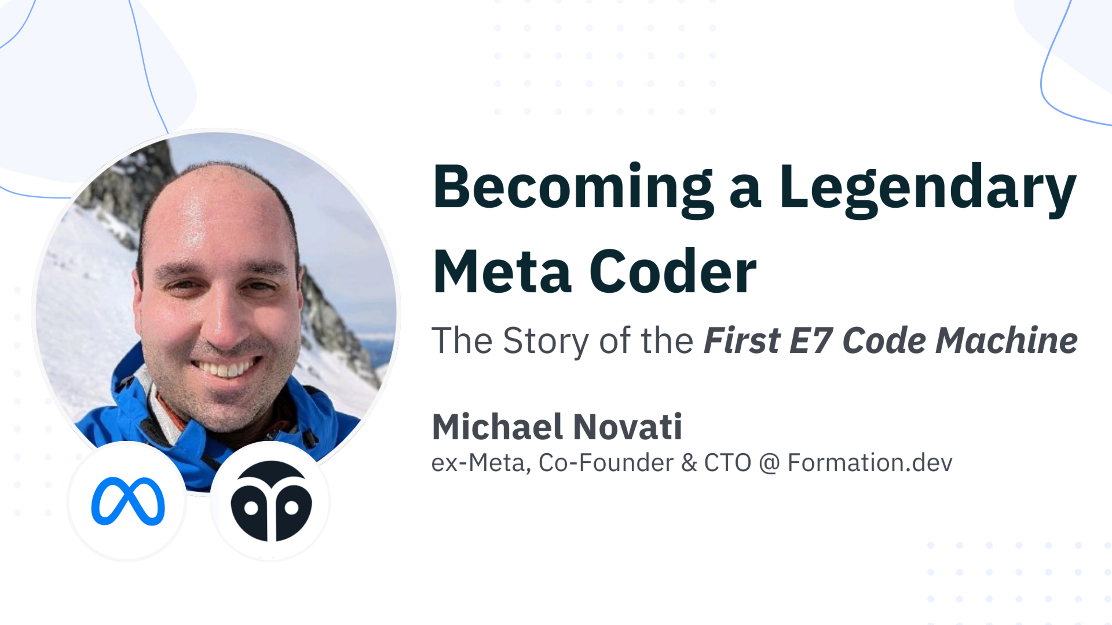 Becoming A Legendary Meta Coder: The Story of the First E7 Code Machine ...