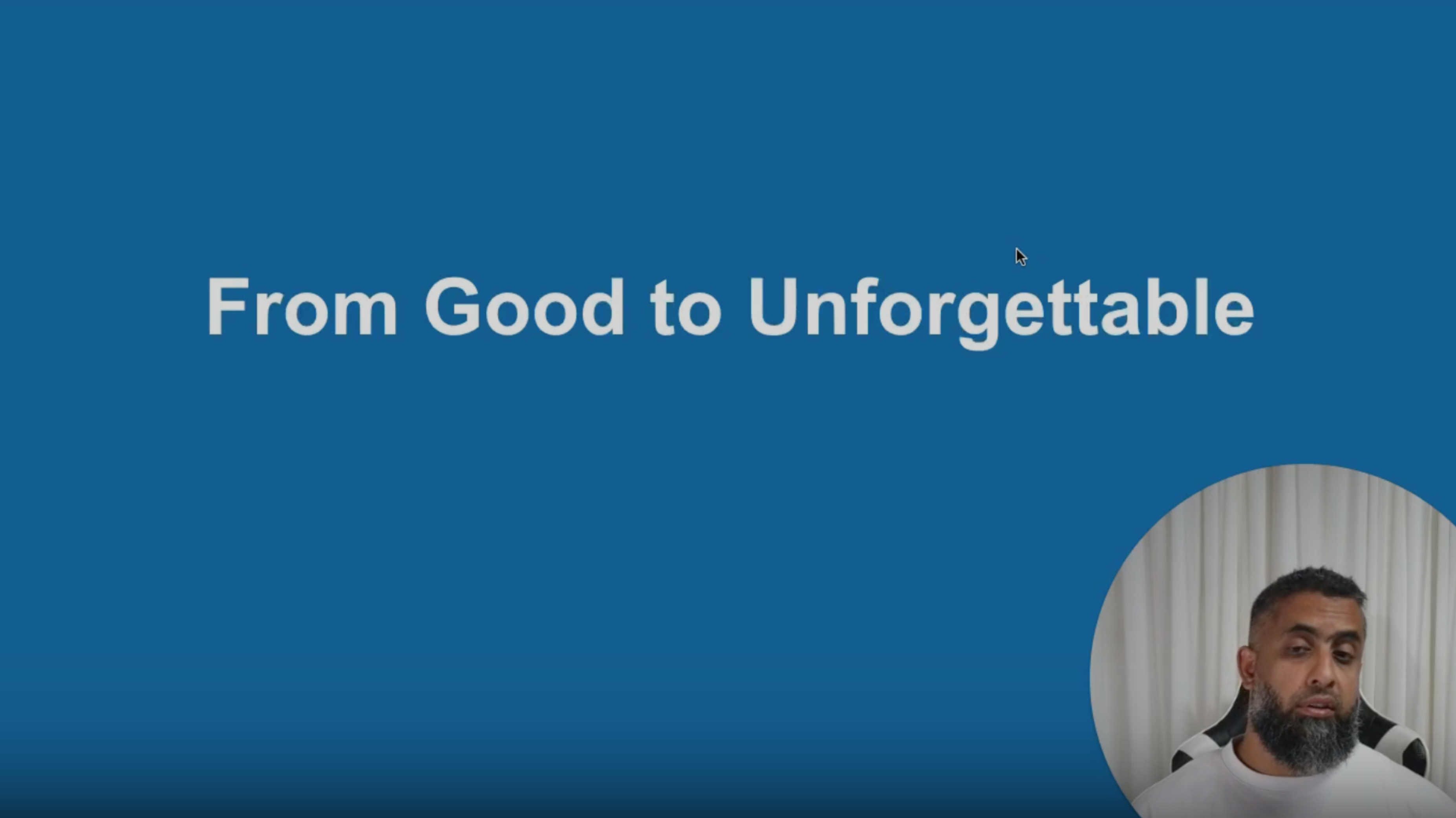 Going From Good To Unforgettable - Taro Video