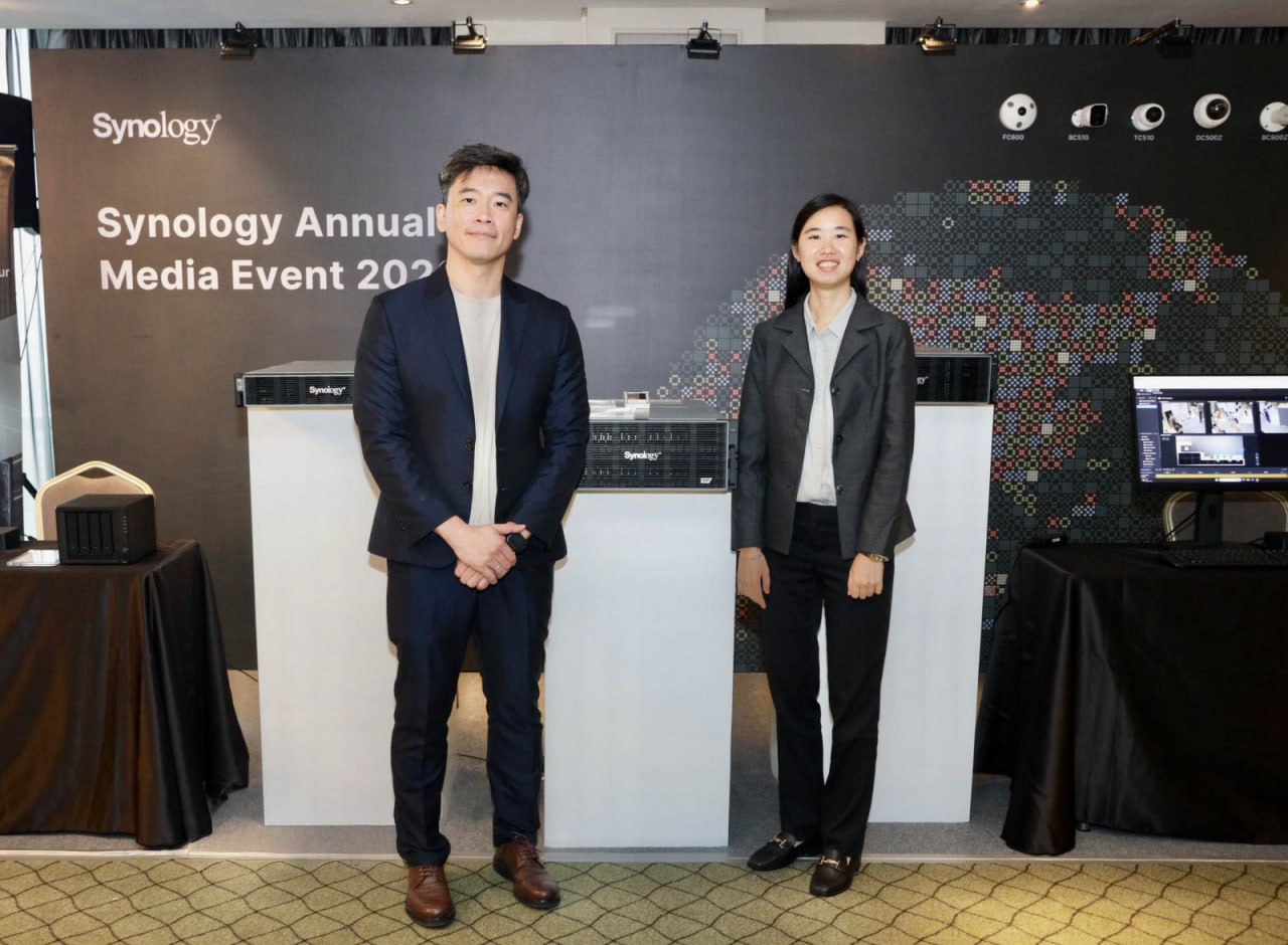 IN PHOTO: (left) Antoine Yang, Southeast Asia Head, Synology (right) Claire Huang, Philippines Country Manager, Synology