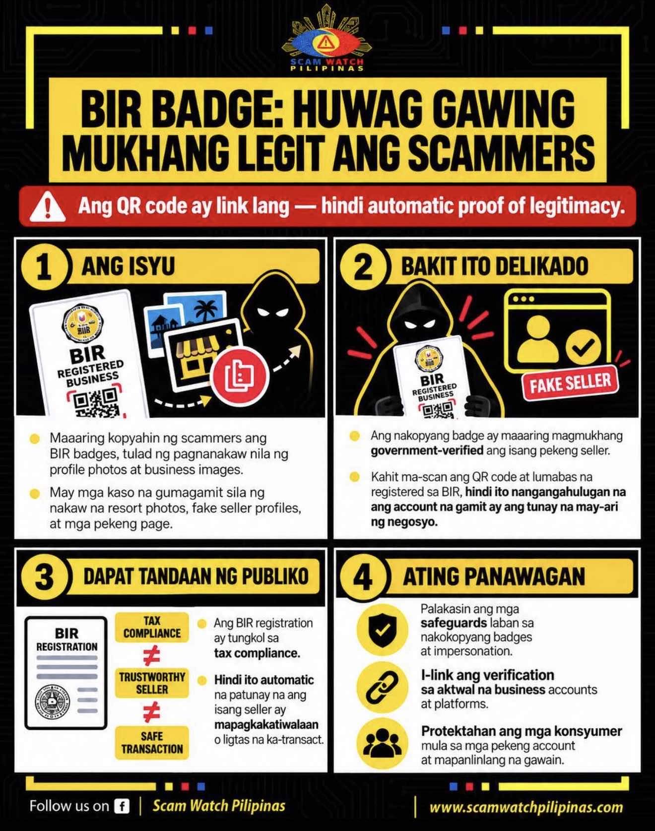 Courtesy of Scam Watch Pilipinas