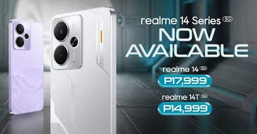 Performance Beyond Limits: The realme 14 Series 5G is now available nationwide starting at P14,999