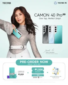 TECNO Launches CAMON 40 Series with Sarah G