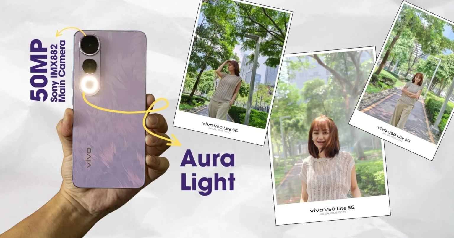 Shine bright with vivo V50 Lite, now in stores and online Get it for as low as Php 13,999