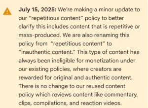 Content creators, take note: YouTube updates its partner program policy