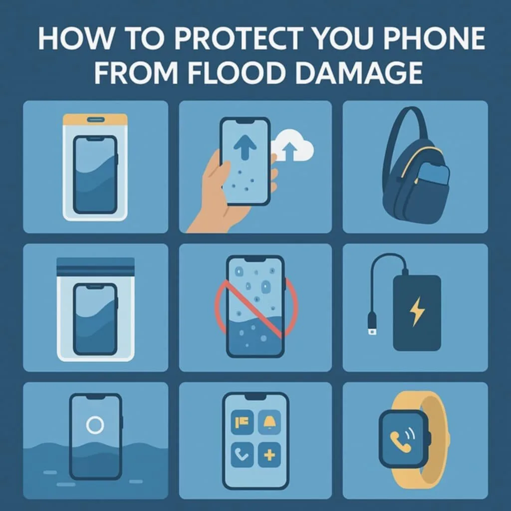 How to Protect Your Apple or Android Mobile Phone from Flood Damage