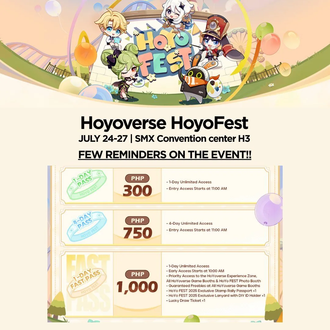 HoYoFest 2025 Brings together HoYoVerse Fans Despite Heavy Rains