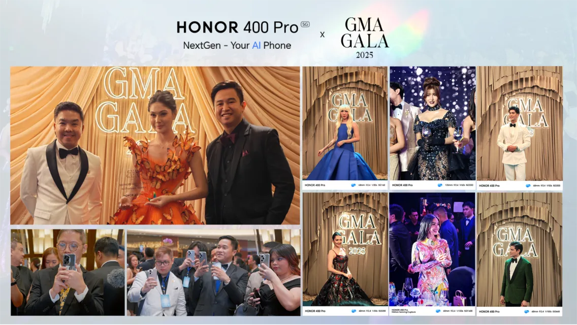 HONOR 400 Pro 5G showcases 200MP AI Camera in real-world test at GMA Gala 2025